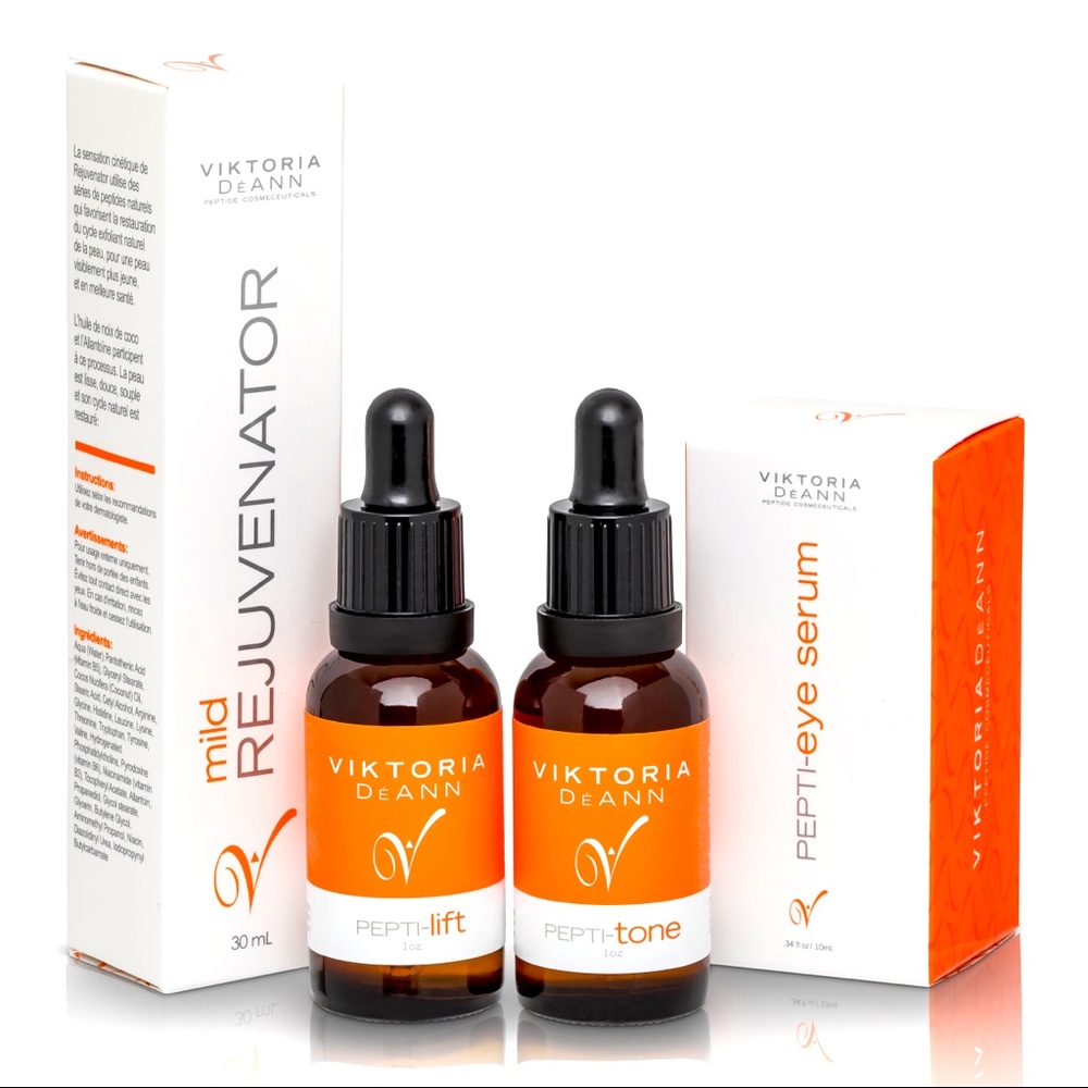 Viktoria Deann Cosmeceuticals grade mild peptide kit